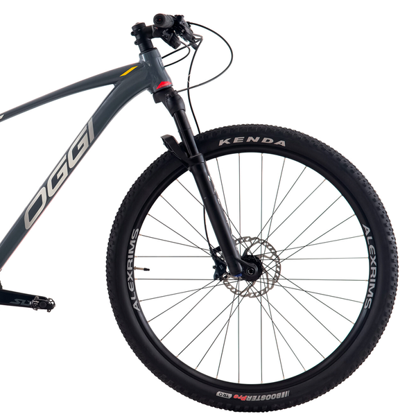 しーページ Bicicleta Oggi Big Wheel 7.4 2024 Grafite | Vermelho | Cinza