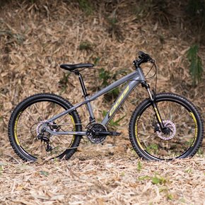 Bicicleta Oggi Bike Hacker 24 2021 Aro 24 Susp. Dianteira 21 Marchas - Amarelo/azul