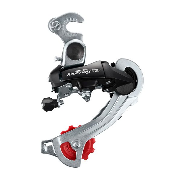 01 cambio traseiro shimano tourney rd tz400 6 7v com gancheira