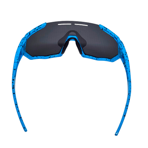 Óculos Ciclismo Elleven Kids XQ547 Polarizada - Azul - Lente