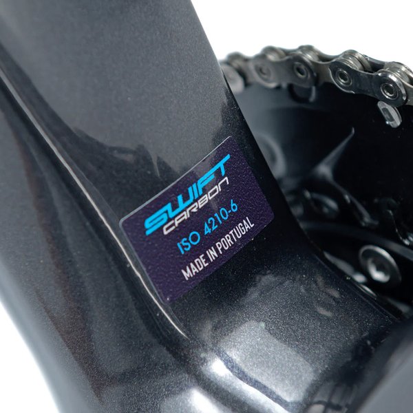 Bicicleta Swift Carbon Racevox Pro Disc 2025 - Cinza | Preto